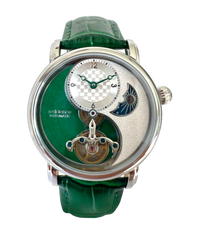 Residence Automatik Uhr Leder grün - AS 9232