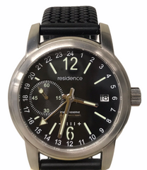 Residence Automatik Uhr mit Datum & Kautschukband – AS 9083 C