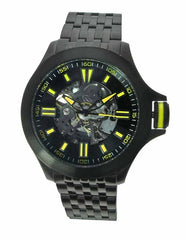 Residence Automatik Uhr Skelett Schwarz Stahl – AS 9115