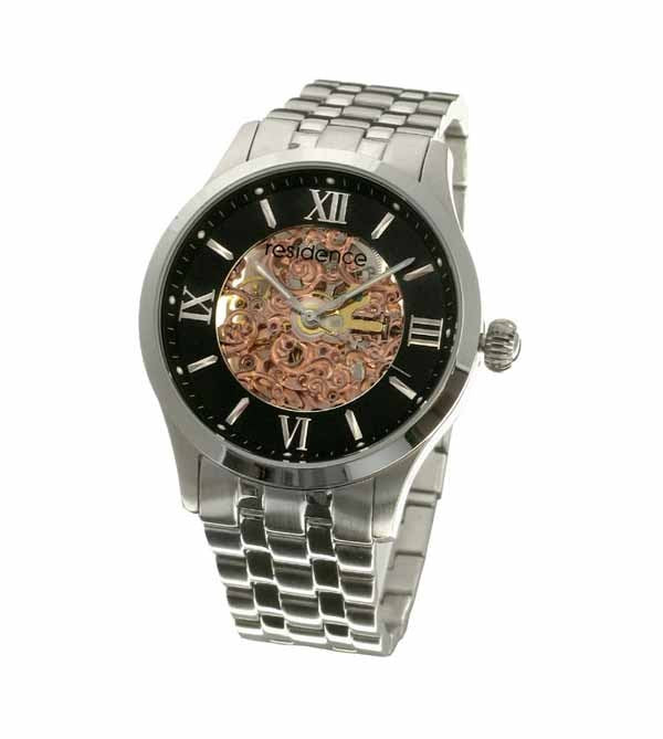 Residence Automatik Uhr Skelettwerk Kupfer-Schwarz – AS 9141