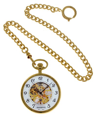 Residence Mechanische Skelett-Taschenuhr Gold – AS 9031
