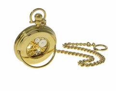 Residence Mechanische Skelett-Taschenuhr Gold – AS 9135