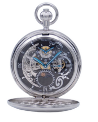 Residence Mechanische Taschenuhr Dual Time Bicolor – AS 9185