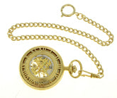 Residence Mechanische Taschenuhr Glasdeckel Gold – AS 9137