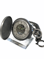 Residence Vintage Taschenuhr Silber Skelett – AS 9164