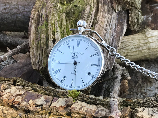 Residenz Elegance Taschenuhr Silber - AS 9204
