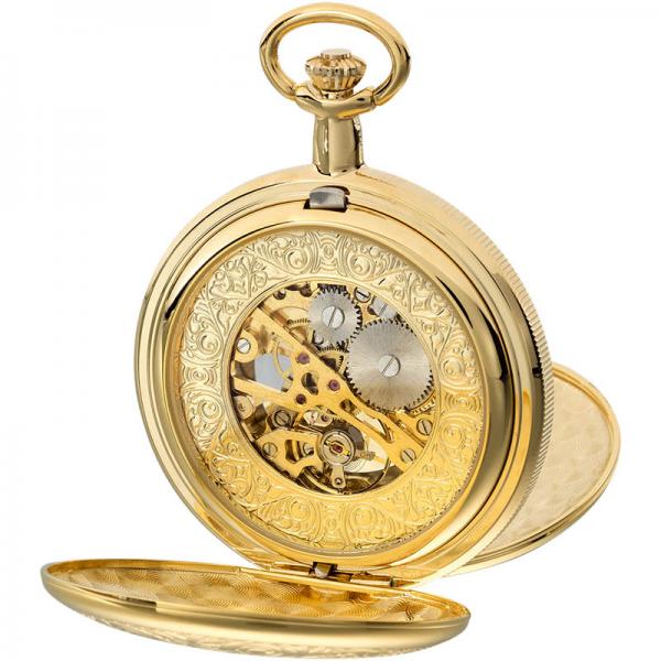 Residenz Goldene Taschenuhr mit Doppeldeckel - AS 9013