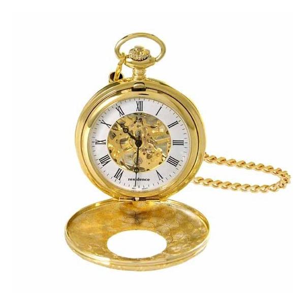 Residenz Goldene Taschenuhr mit Doppeldeckel - AS 9013