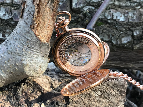 Residenz Rosé-Gold Taschenuhr - AS 9205