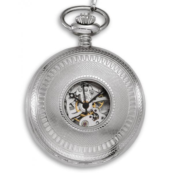Residenz Silberne Taschenuhr mit Doppeldeckel - AS 9109
