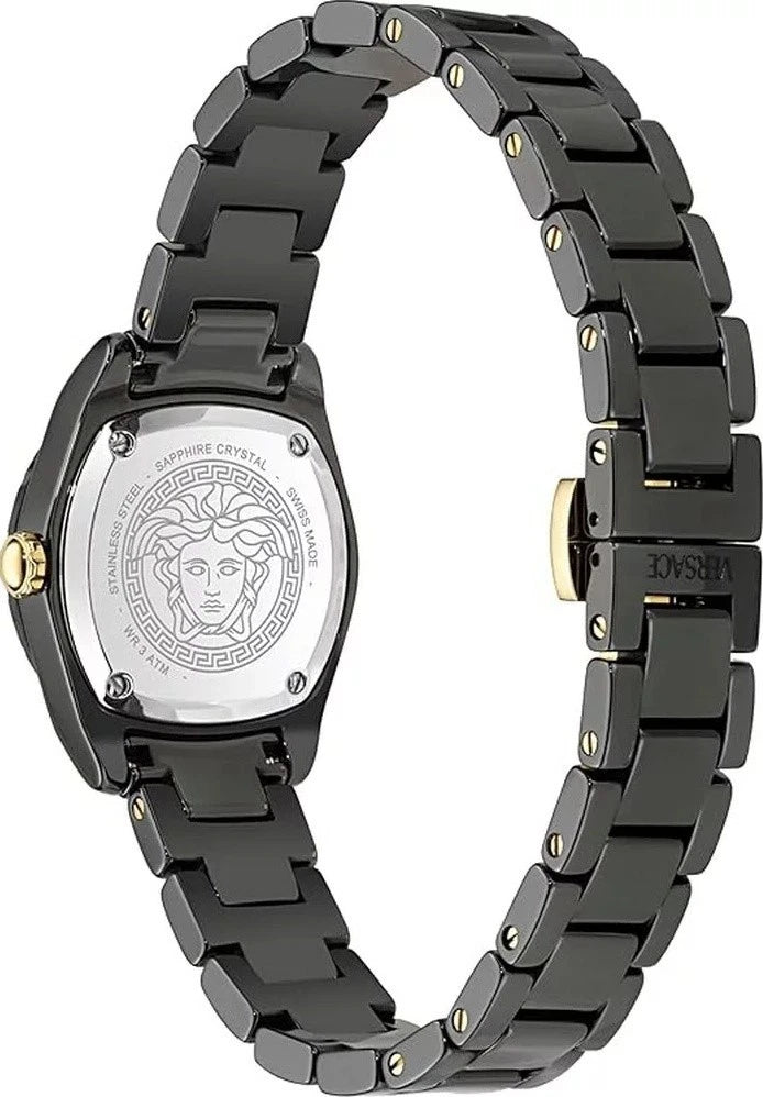 Versace DV One Mini 28 mm Damenuhr - Eleganz in Schwarz - VE9F00124