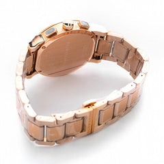 Burberry BU9754 The City Unisex Uhr – Roségold Edelstahl – Braun Zifferblatt – Swiss Quartz