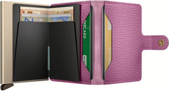Secrid Miniwallet Pebble mit Gravur - MPe Pebble Orchid