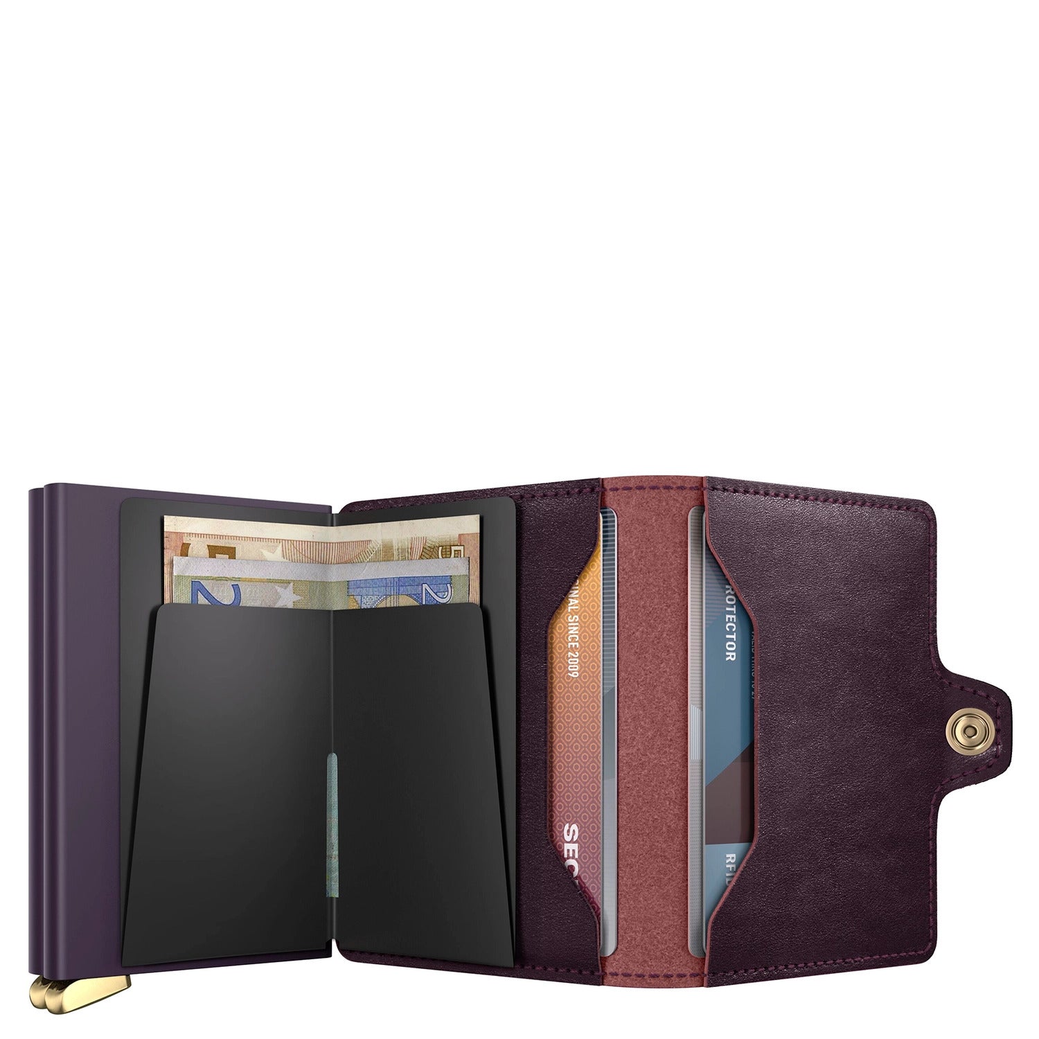 Secrid Premium Twinwallet+ Basco mit Gravur - TBc-Bordeaux +