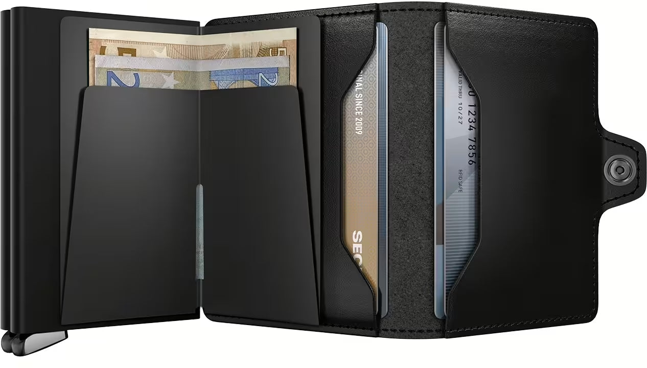 Secrid Premium Twinwallet+ Dusk mit Gravur - TDu Black +