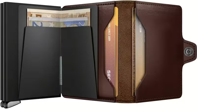 Secrid Premium Twinwallet+ Dusk mit Gravur - TDu-Dark Brown+