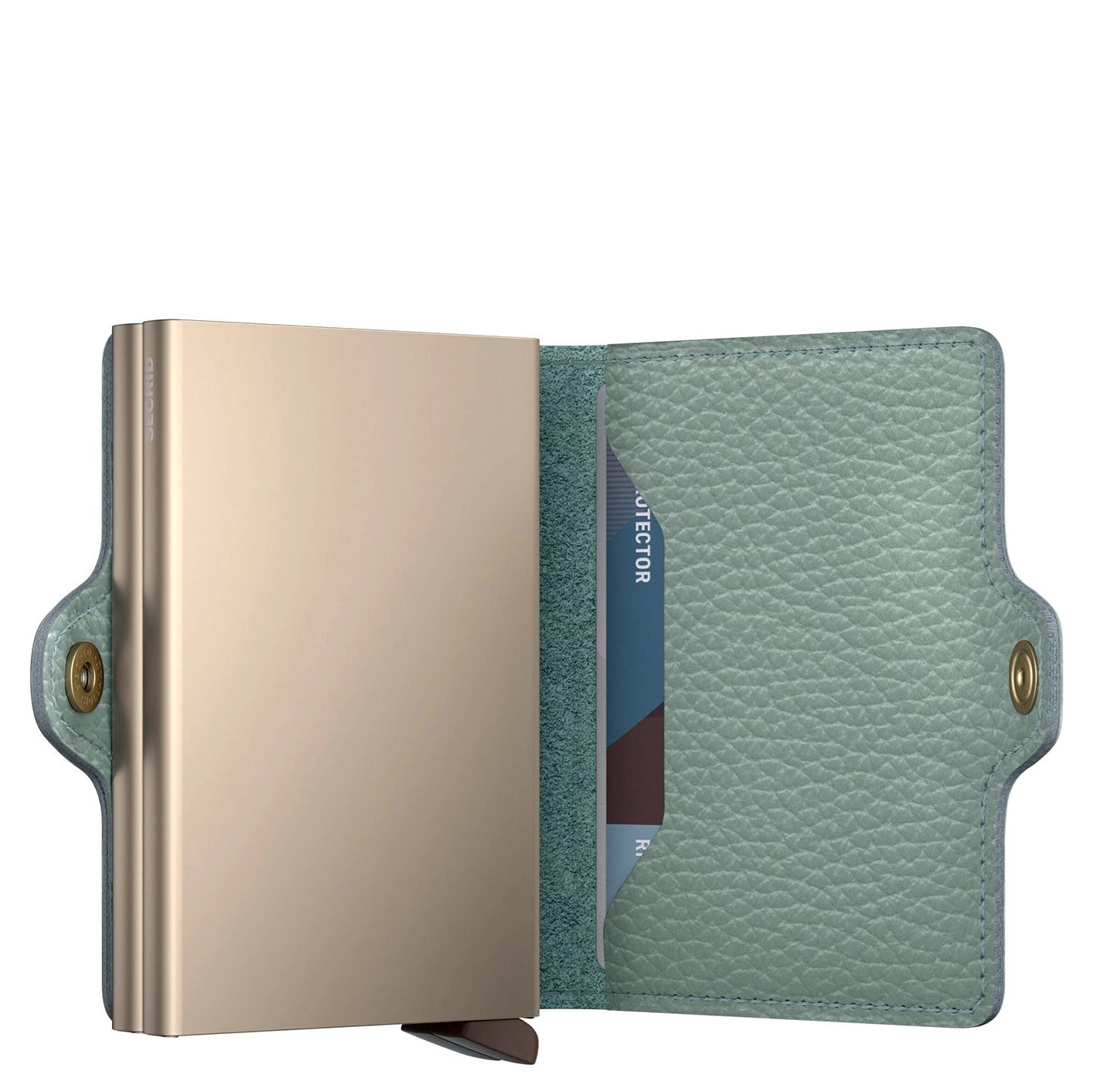 Secrid Twinwallet Pebble mit Gravur - TPe-Sea Green