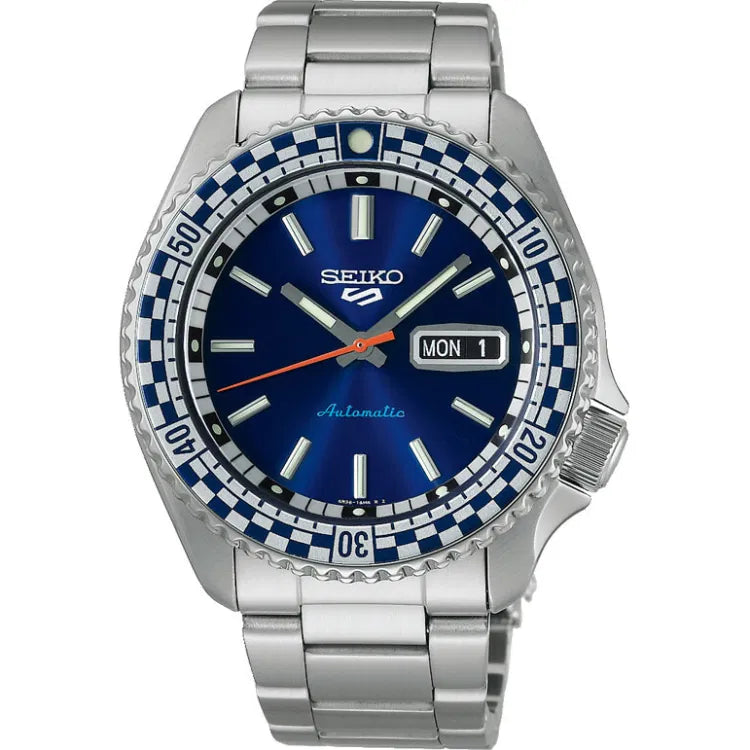 Seiko 5 Sports Checker Flag Special Edition Herrenhr - SRPK65