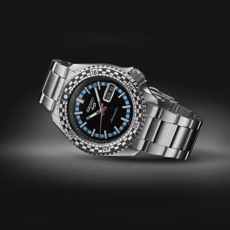 Seiko 5 Sports Checker Flag Special Edition Herrenuhr - SRPK67