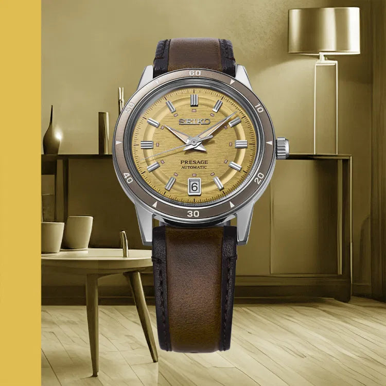 Seiko Presage Automatik im Stil der 60er Herrenuhr  – SRPL75J1