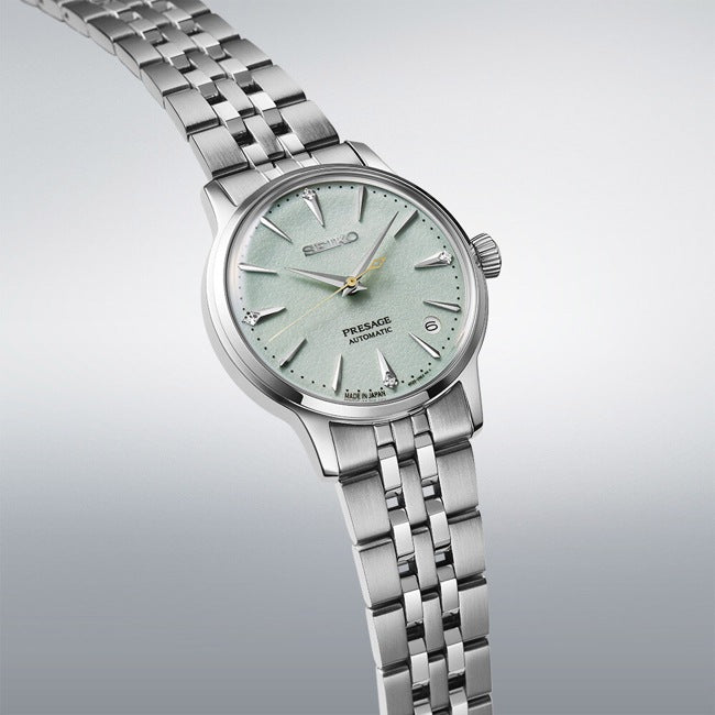 Seiko Presage Frozen Mojito Cocktail Time Herrenuhr 36mm - SRPL63J1
