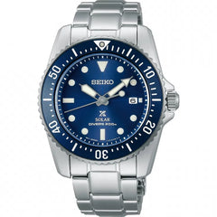 Seiko Prospex Compact Solar Diver Blau Unisexuhr - SNE585P1