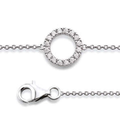 Silber Armband mit Zirkonia - 6270.03178/1800