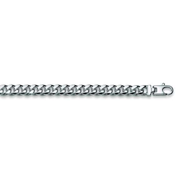Silber Panzer Armband geschliffen - 6274.00148/1900