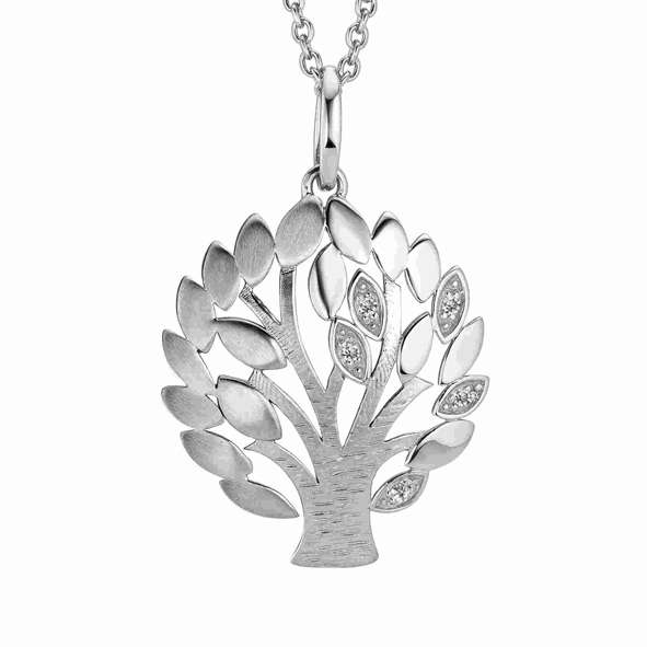 Silver classics 2021 Anhänger Silber 925 weiss – Baum Motit - 6256.08883/0001