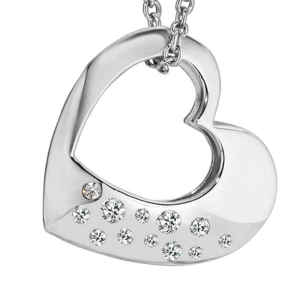 Silver classics 2021 Anhänger Silber 925 weiss – Herz Motiv - 6256.08942/0001