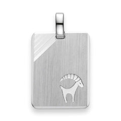 Silver Classics 2021 Steinbock Anhänger 925 Silber Weiss 19 × 14 mm matt/poliert - 6254.06046/0100
