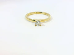 Bague de fiançailles Linden en or jaune 18 carats 750 millièmes et diamants - YZ0004286