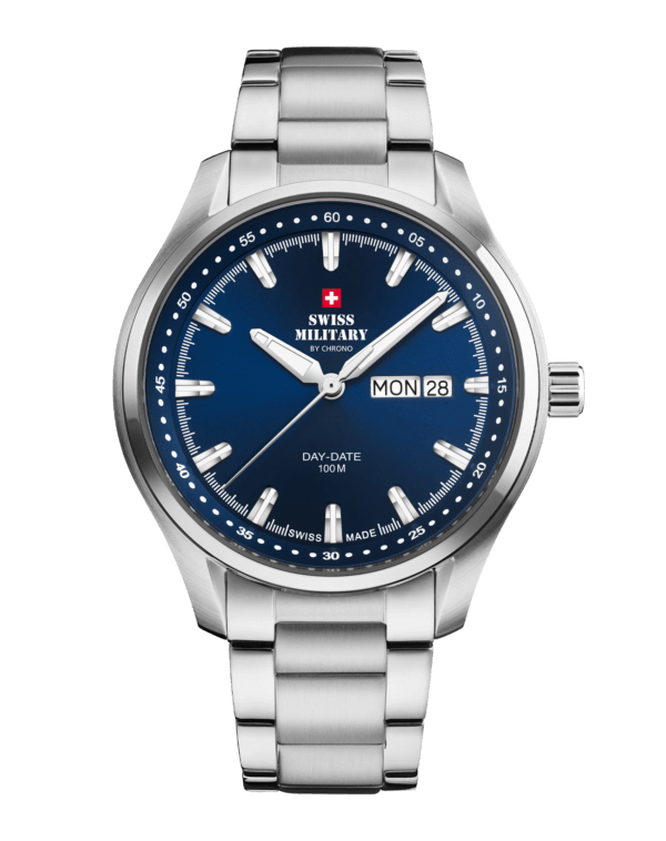 Swiss Military Blau Herrenuhr - SM34116.03