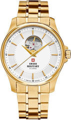 Swiss Military by Chrono Automatic Open Heart Herren Bicolor