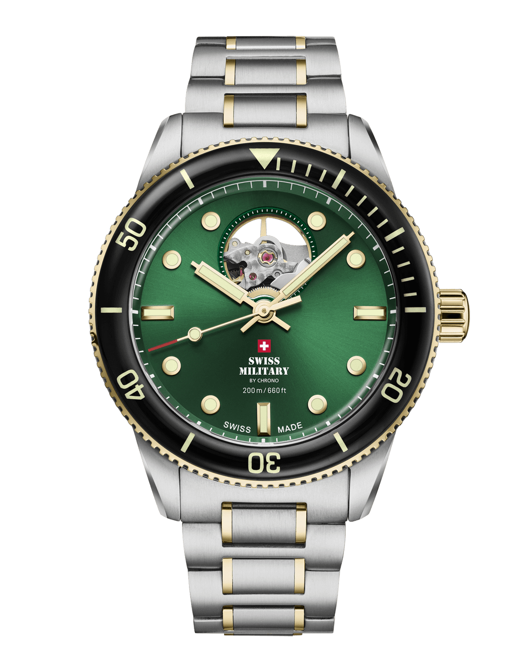 Mondaine Herrenuhr Doppio Solar 41mm - Schweizer Uhr Mit Veganem Lederarmband