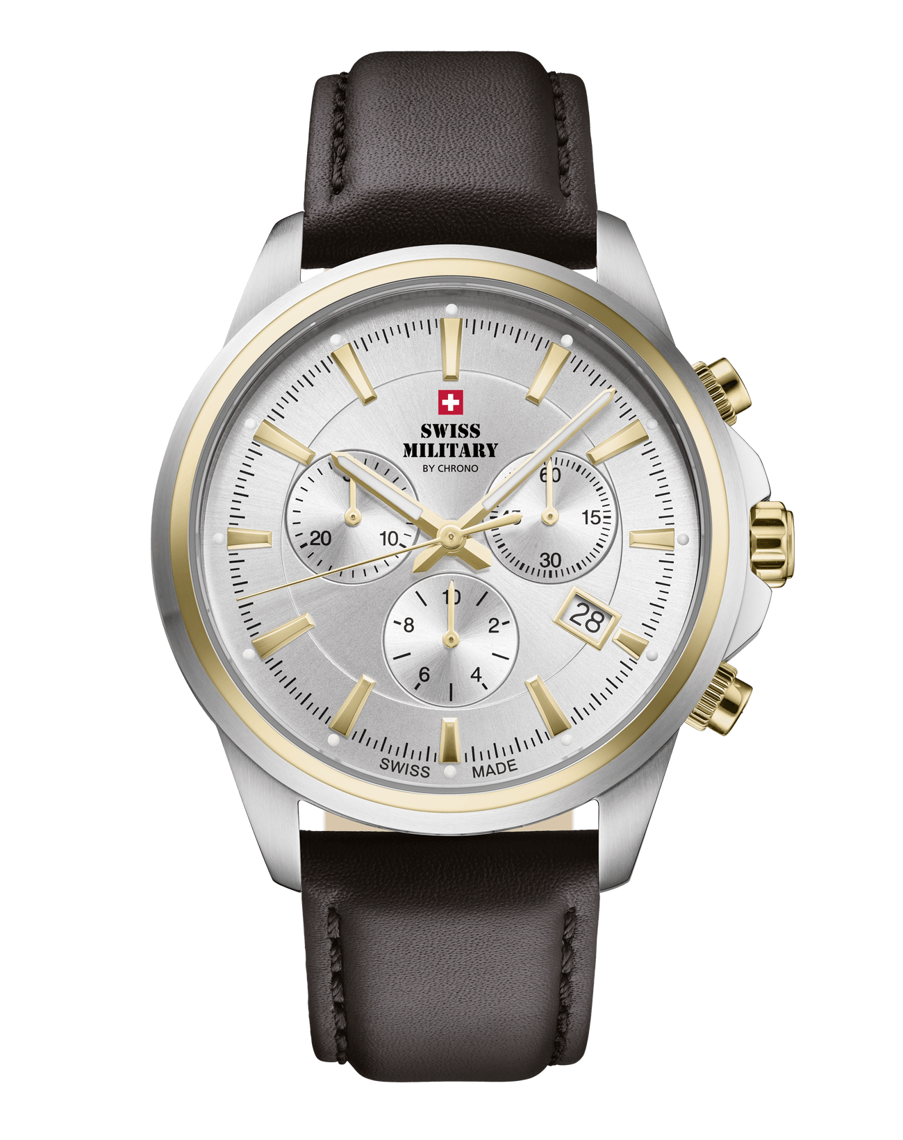 Swiss Military Klassische Chronographenuhr Herrenuhr - SM34107.15 