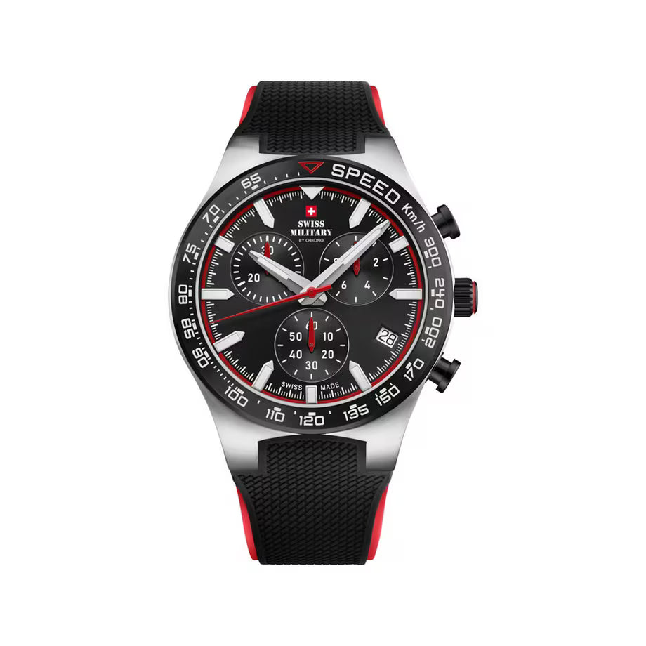 Swiss Military Schwarz Rot