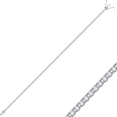 Tennisarmband mit 1.15 ct Diamanten in 585 oder 750 Weissgold