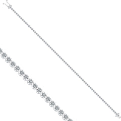 Tennisarmband mit 1.77 ct Diamanten in 585 oder 750 Weissgold