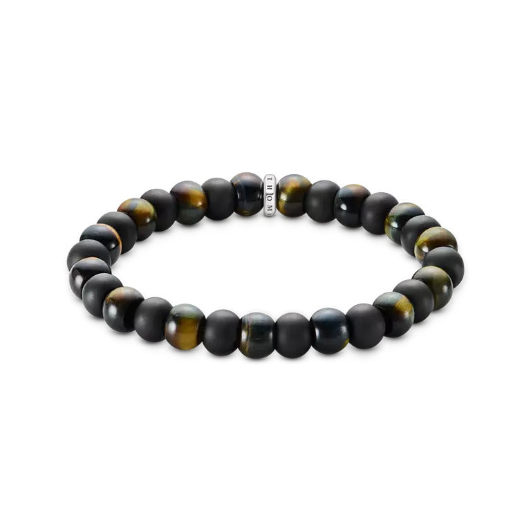 Thomas Sabo Armband Obsidian & Tigerauge 19 cm - A2196-806-11-L19