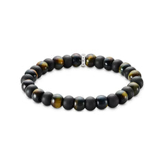 Thomas Sabo Armband Obsidian & Tigerauge 19 cm - A2196-806-11-L19