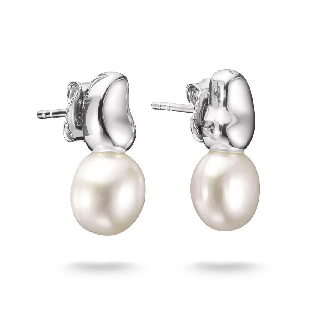 THOMAS SABO Bold Elegance Ohrstecker mit Süsswasserzuchtperlen aus 925er Sterlingsilber