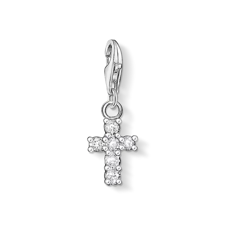 THOMAS SABO Kreuz Charm – Zeitlose Symbolik mit funkelndem Zirkonia