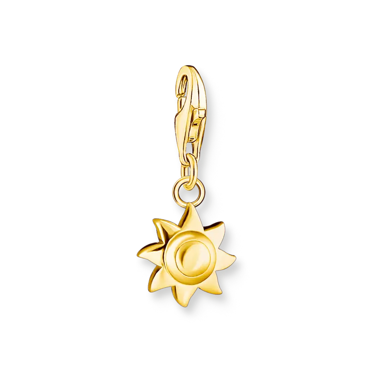 THOMAS SABO Sonnen-Charm – Strahlendes Design in Gold