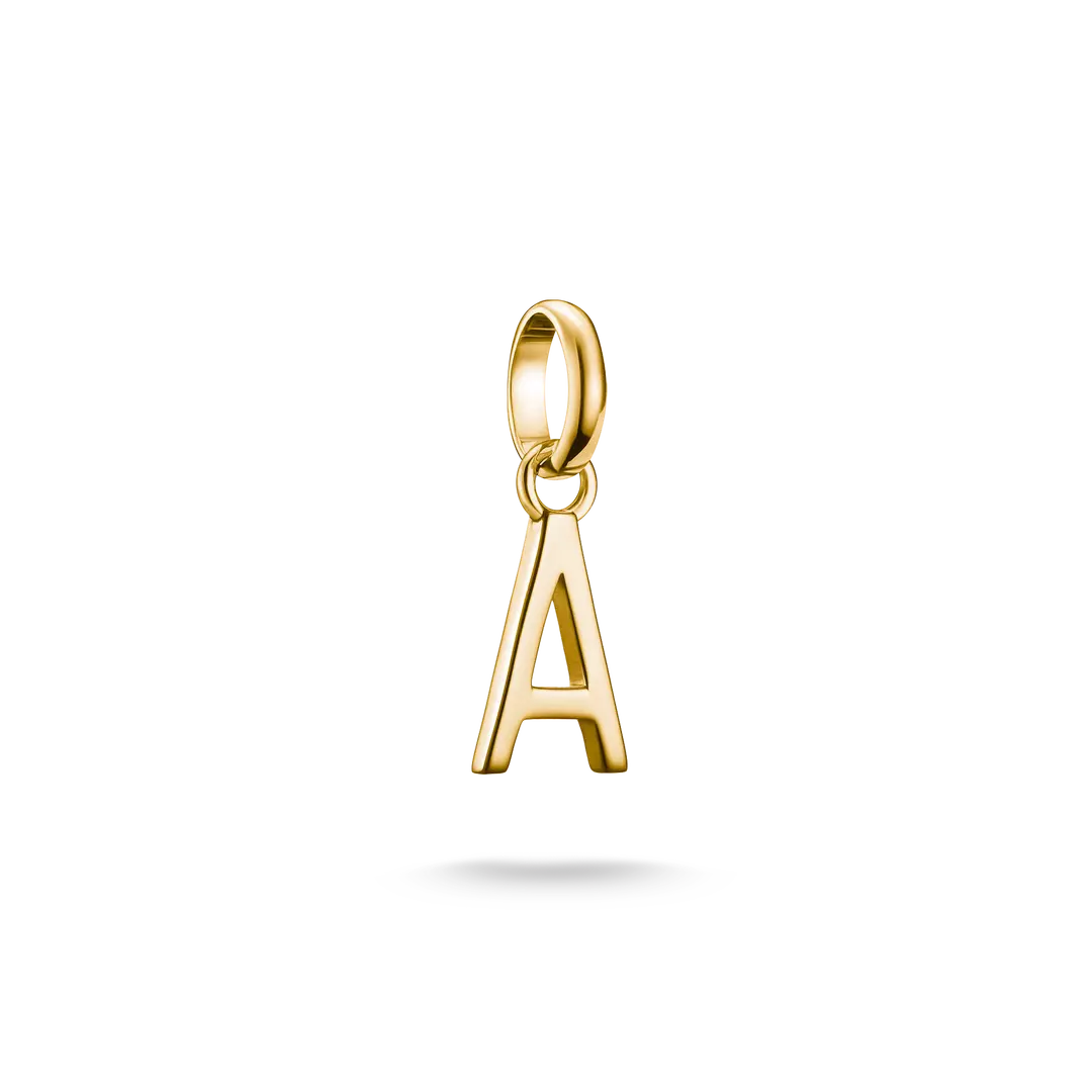 THOMAS SABO Buchstaben Charm – Persönlicher Schmuck in Goldfarben