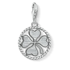 Thomas Sabo Damen Charm-Anhänger Coin Kleeblatt - 1759-637-21