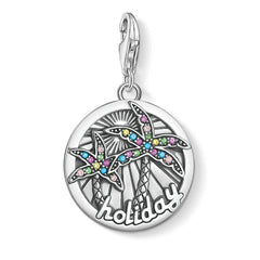 Thomas Sabo Damen Charm-Anhänger Coin Tropical - 1768-342-7