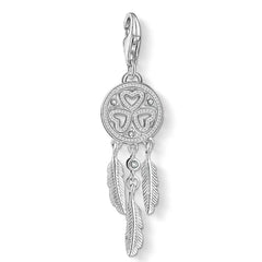 Thomas Sabo Damen Charm-Anhänger Traumfänger Herzen - 1424-051-21