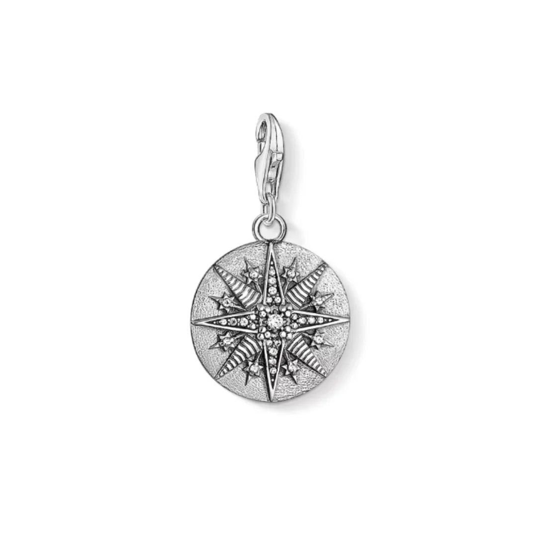 Thomas Sabo Damen Charm-Anhänger Vintage Coin Stern - 1716-643-14