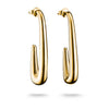 THOMAS SABO Classic Creolen, längliche Form, vergoldet